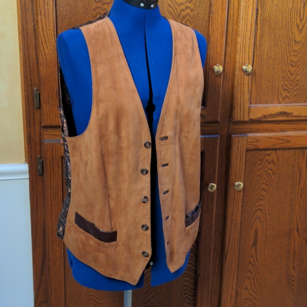 Suede Vest - S